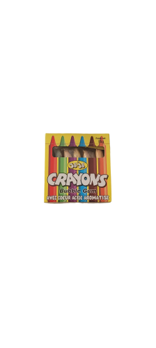 Crayons bubble gum