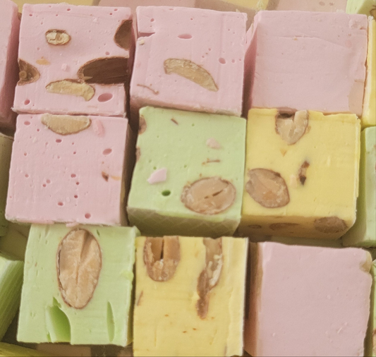 Nougat cube assorti