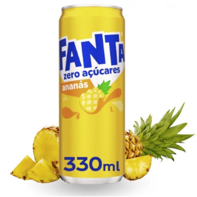 Fanta Ananas sans sucre 33cl