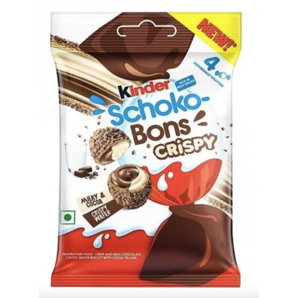 Mini sachet Kinder Shokobon Crispy 22 Gr