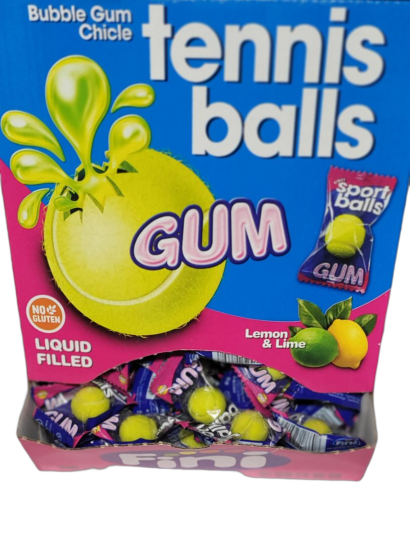 Bubble Gum tennis balls