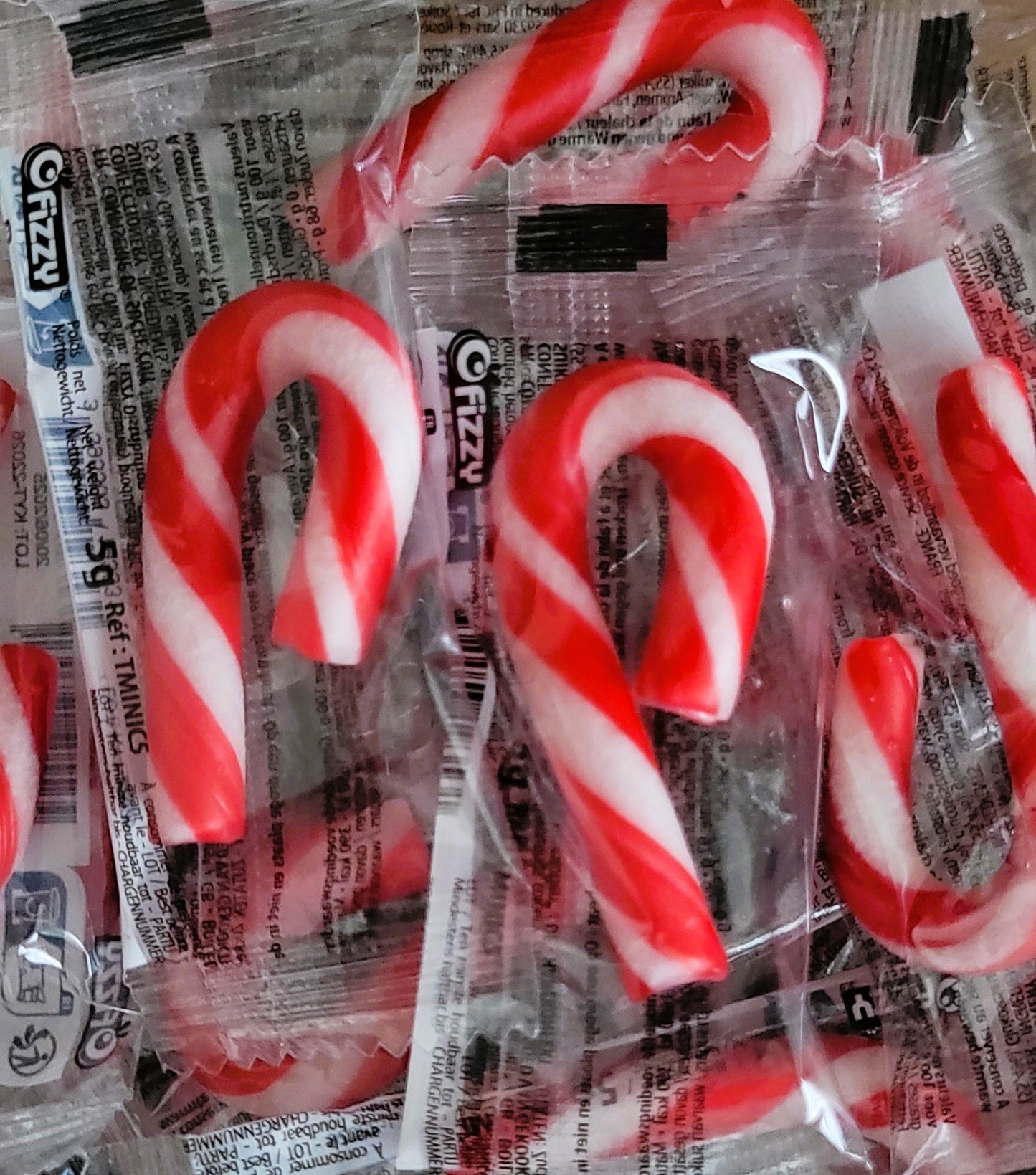 Mini candy canes fraise (x2)