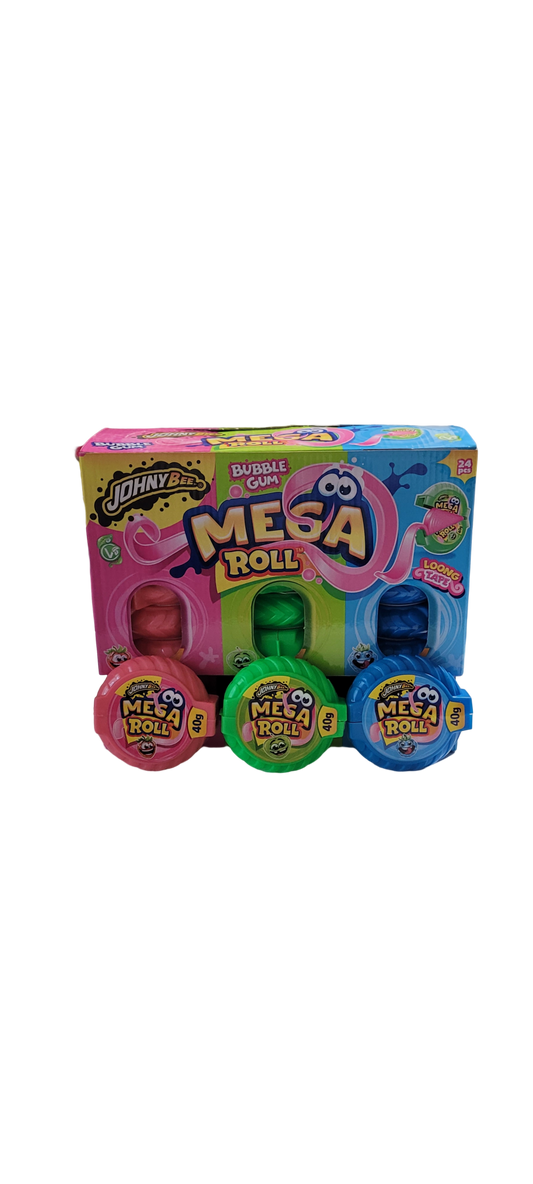 Mega rolls bubble gum